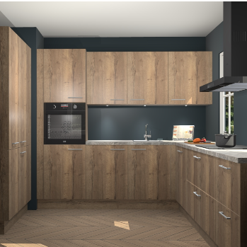 Chocolade eiken keuken Regina 79181