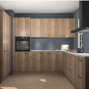 Chocolade eiken keuken Regina 79186