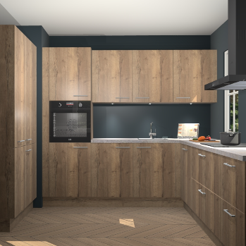 Chocolade eiken keuken Regina 79192