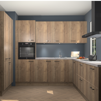 Chocolade eiken keuken Regina 79196