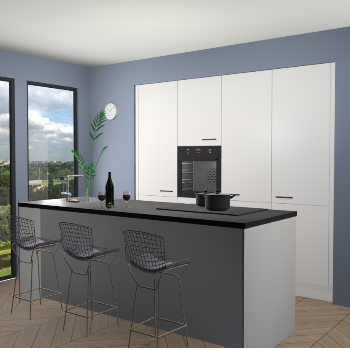 Zijdegrijs keuken Rusiec 63556