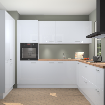 Sneeuwwitte hoogglans keuken Regina 78869