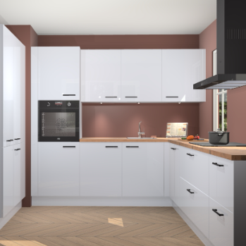 Sneeuwwitte hoogglans keuken Regina 78871