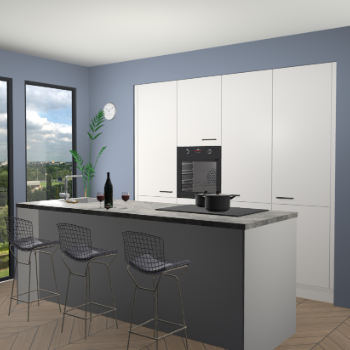 Zijdegrijs keuken Rusiec 63562