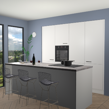 Zijdegrijs keuken Rusiec 63568