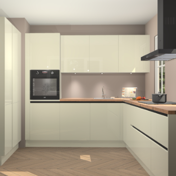 Magnolia hoogglans greeploze keuken Regina 79284