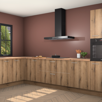 Goud eiken keuken Tychy 80587