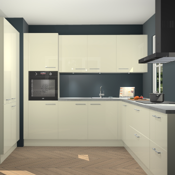 Magnolia hoogglans keuken Regina 79256