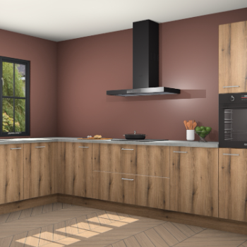 Goud eiken keuken Tychy 80599