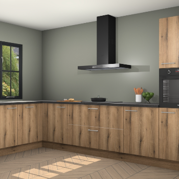 Goud eiken keuken Tychy 80614