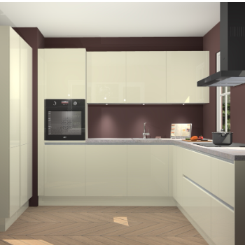 Magnolia hoogglans greeploze keuken Regina 79313