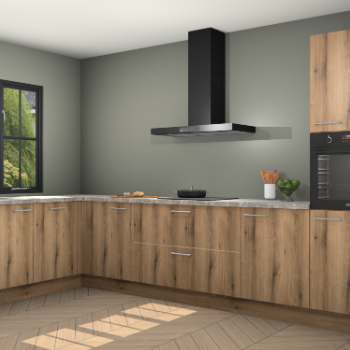 Goud eiken keuken Tychy 80626