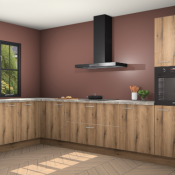 Goud eiken keuken Tychy 80627