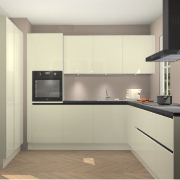 Magnolia hoogglans greeploze keuken Regina 79328