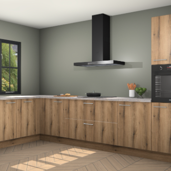 Goud eiken keuken Tychy 80638