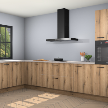 Goud eiken keuken Tychy 80641