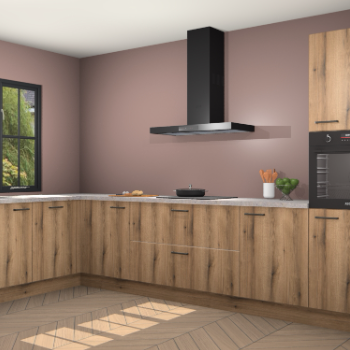 Goud eiken keuken Tychy 80642