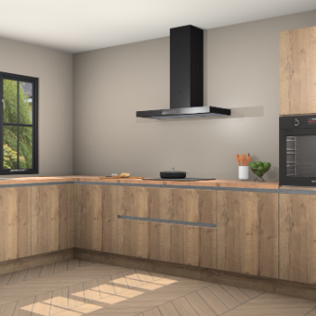 Chocolade eiken greeploze keuken Tychy 80694