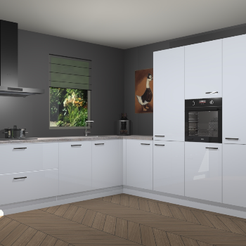 Sneeuwwitte hooglans keuken Laos 80546