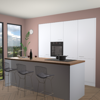 Sneeuwwit de keuken Rusiec 63639