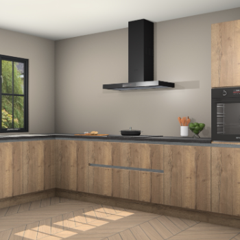 Chocolade eiken greeploze keuken Tychy 80753