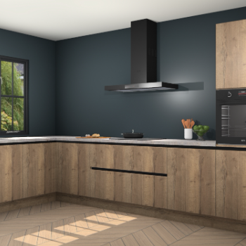 Chocolade eiken greeploze keuken Tychy 80771