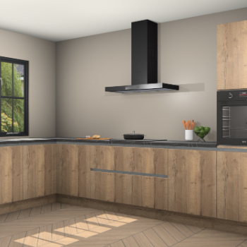 Chocolade eiken greeploze keuken Tychy 80782