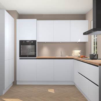 Sneeuwwitte greeploze keuken Regina 79422