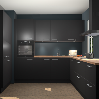 Zwarte keuken Regina 79457