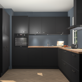 Zwarte keuken Regina 79461