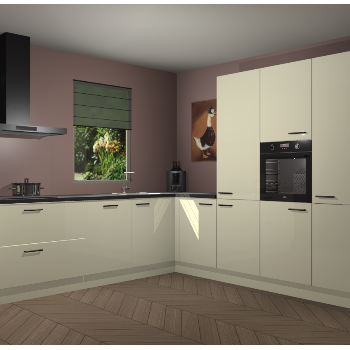 Magnolia hoogglans keuken Laos 80840