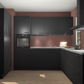 Zwarte keuken Regina 79800