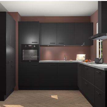 Zwarte keuken Regina 79810