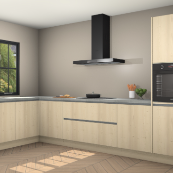 Vuren greeploze keuken Tychy 81522