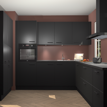 Zwarte keuken Regina 85030