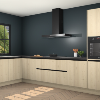 Vuren greeploze keuken Tychy 81568