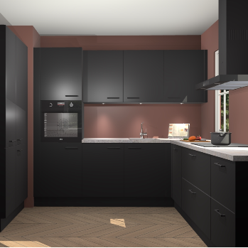 Zwarte keuken Regina 79830