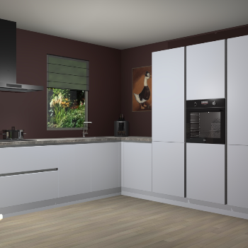 Sneeuwwitte greeploze keuken Laos 81210