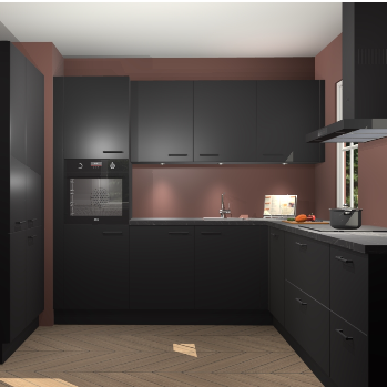 Zwarte keuken Regina 79836