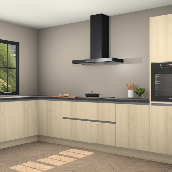 Vuren greeploze keuken Tychy 81602