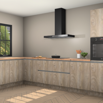 Cantaro eiken greeploze keuken Tychy 81742