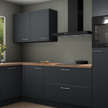 Onyxgrijze keuken Limonos 79717