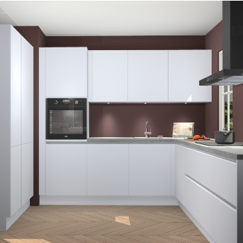 Sneeuwwitte greeploze keuken Regina 79509