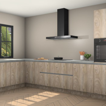 Cantaro eiken greeploze keuken Tychy 81761