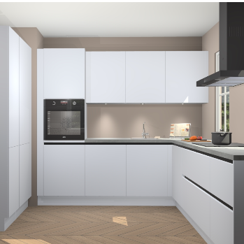 Sneeuwwitte greeploze keuken Regina 79512