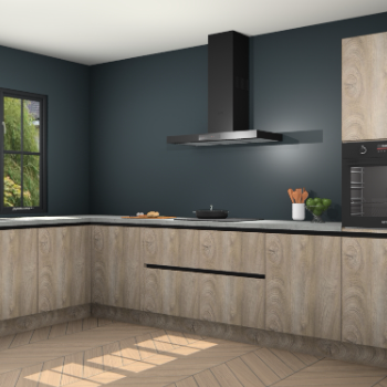 Cantaro eiken greeploze keuken Tychy 81799