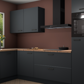 Onyxgrijze keuken Limonos 79721