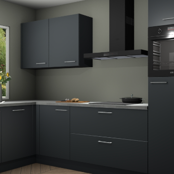 Onyxgrijze keuken Limonos 79725