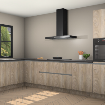 Cantaro eiken greeploze keuken Tychy 81803