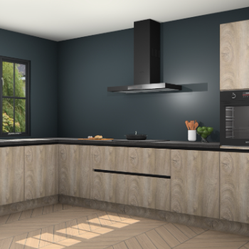 Cantaro eiken greeploze keuken Tychy 81806